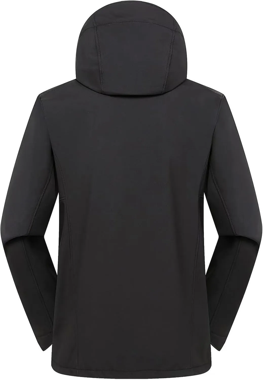 2024 Fashion Drawstring Windproof Causal Winter Outdoor Waterproof Long Sleeve Zipper Classic Solid Hooded Jacket