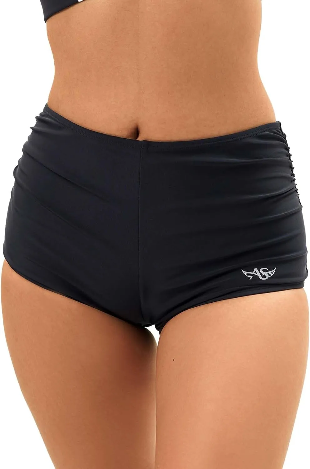 Angel season Swim Shorts Women High Waisted Bikini Bottom Tummy Control Bathing Suits Swimsuit Board Shorts with Liner