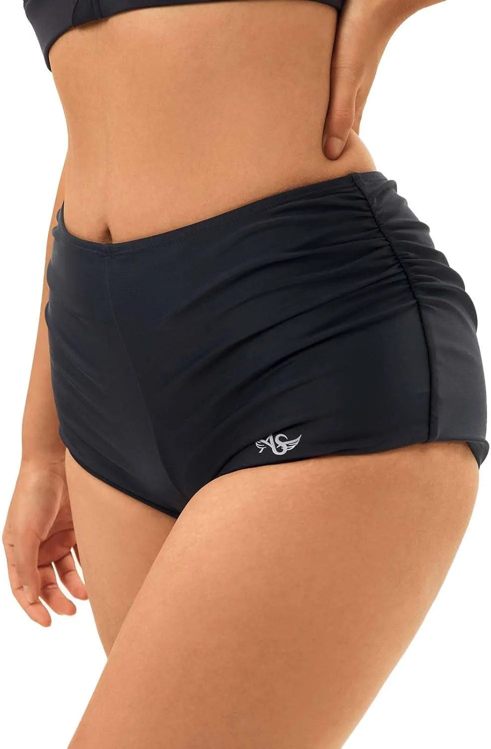 Angel season Swim Shorts Women High Waisted Bikini Bottom Tummy Control Bathing Suits Swimsuit Board Shorts with Liner