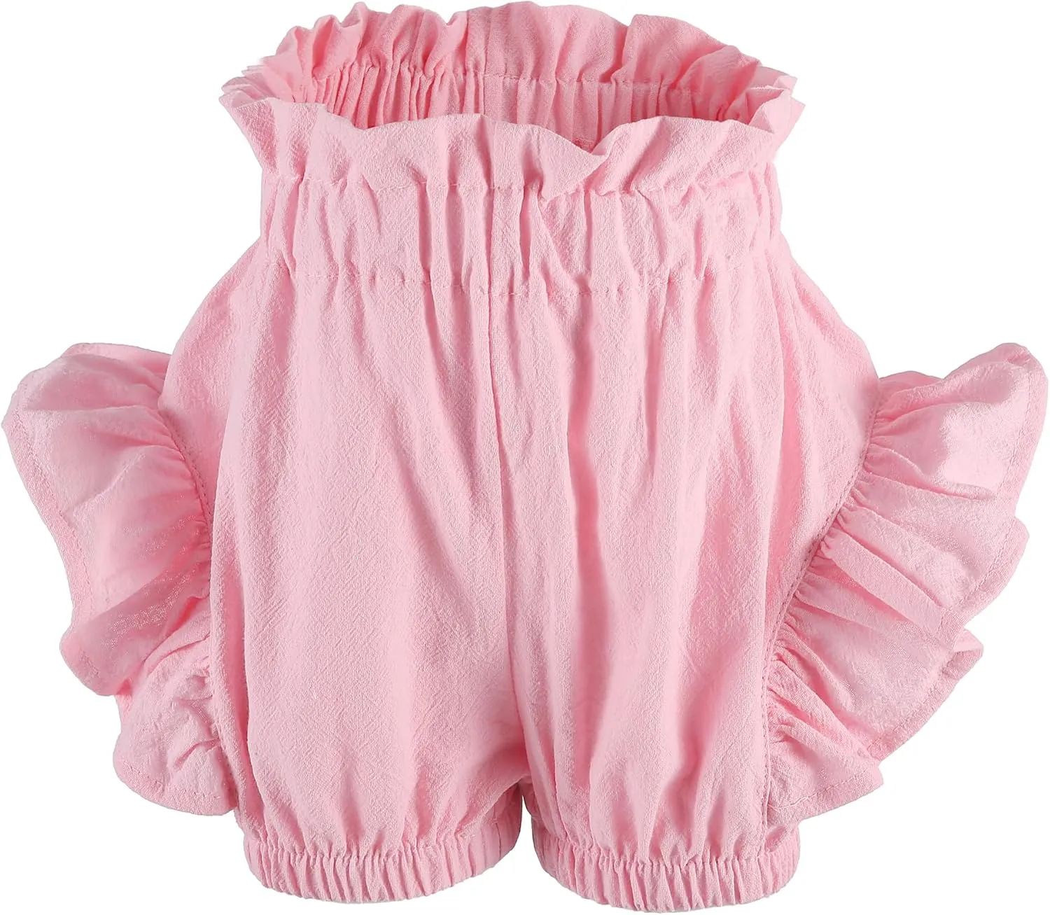Baby Girls Ruffle Shorts Toddler Diaper Covers Little Girls Bottoms Bloomers Cotton Pants 3 Months-6T