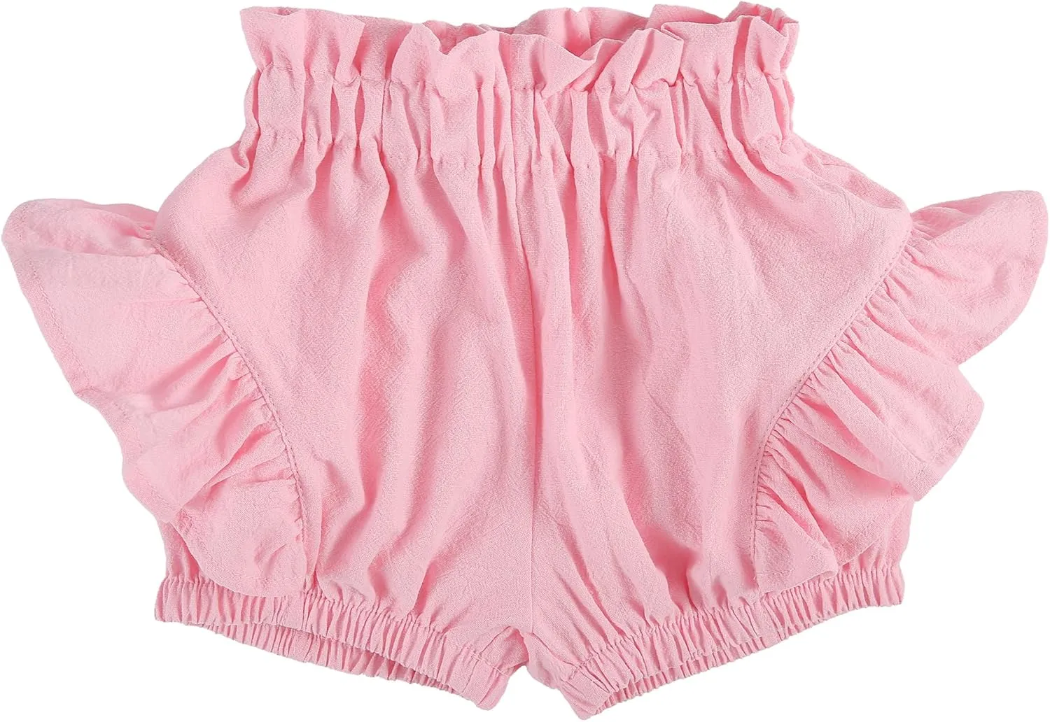 Baby Girls Ruffle Shorts Toddler Diaper Covers Little Girls Bottoms Bloomers Cotton Pants 3 Months-6T