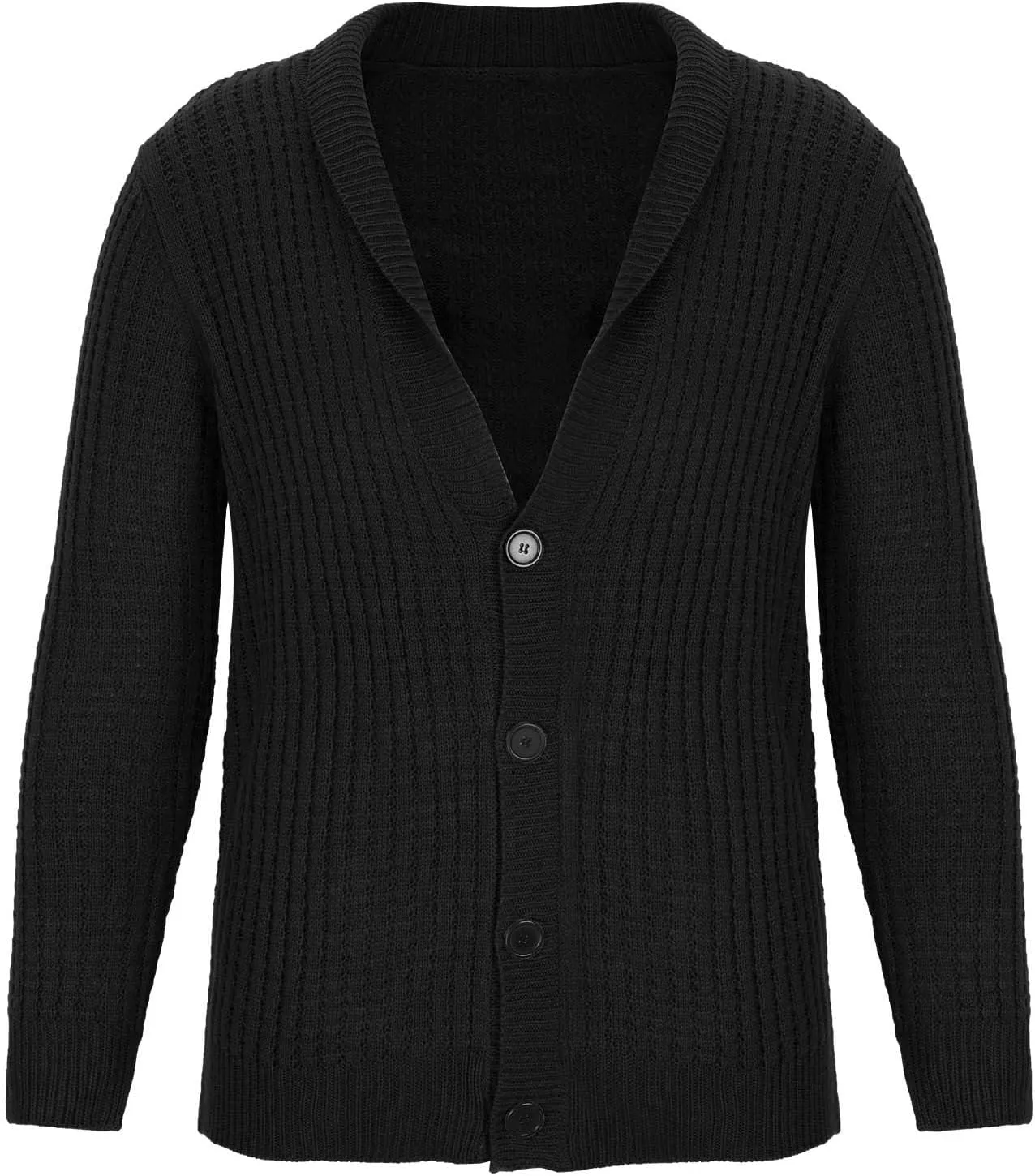Cardigan Sweaters for Men Eyelet Sweater Lightweight Knit Sweaters Big and Tall Cardigan Casual Button Down Sweaters