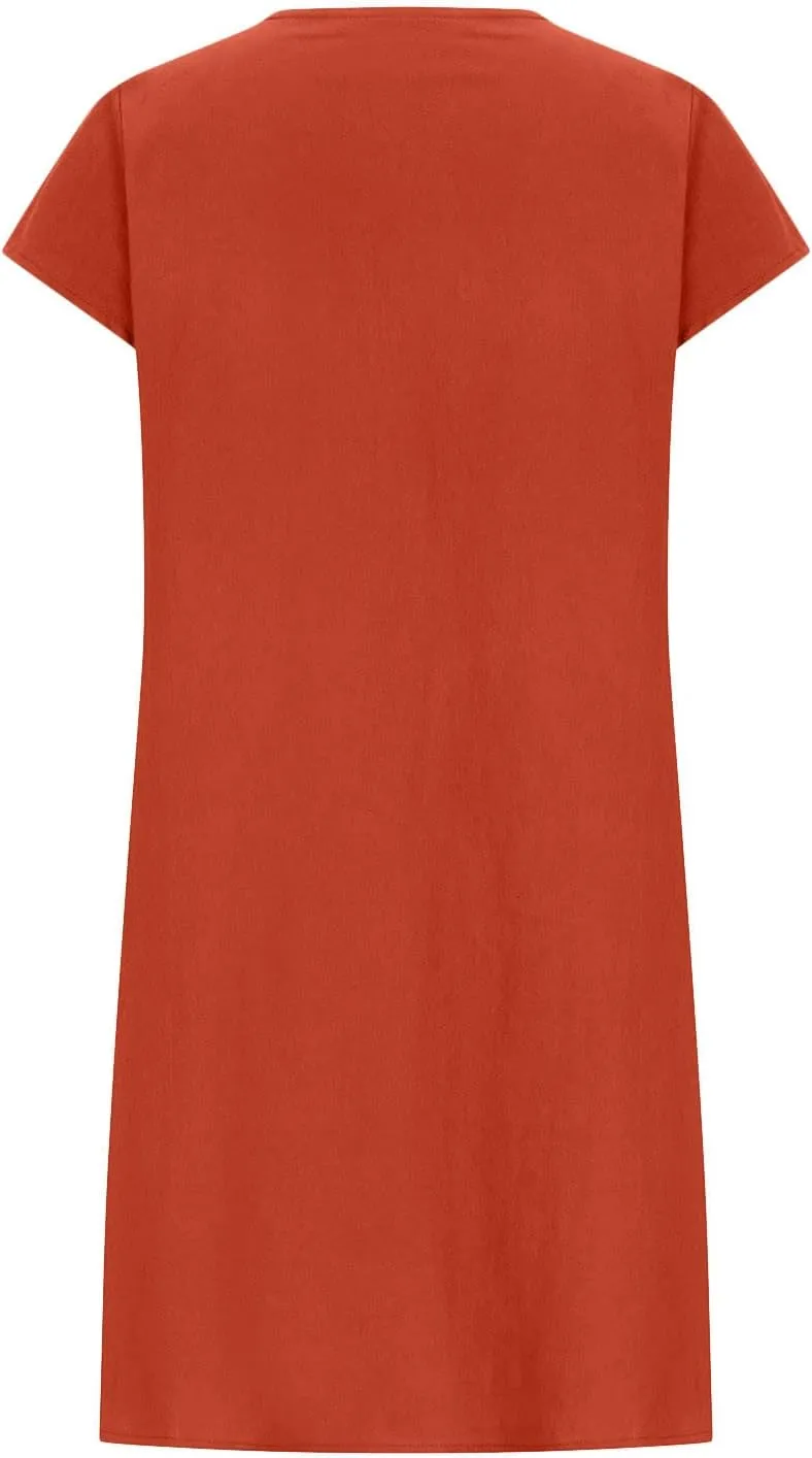 Cotton Linen Summer Midi Dresses for Women 2025 Vacation Cap Sleeve Exotic Boho Beach Maxi Dresses Long Flowy Dresses
