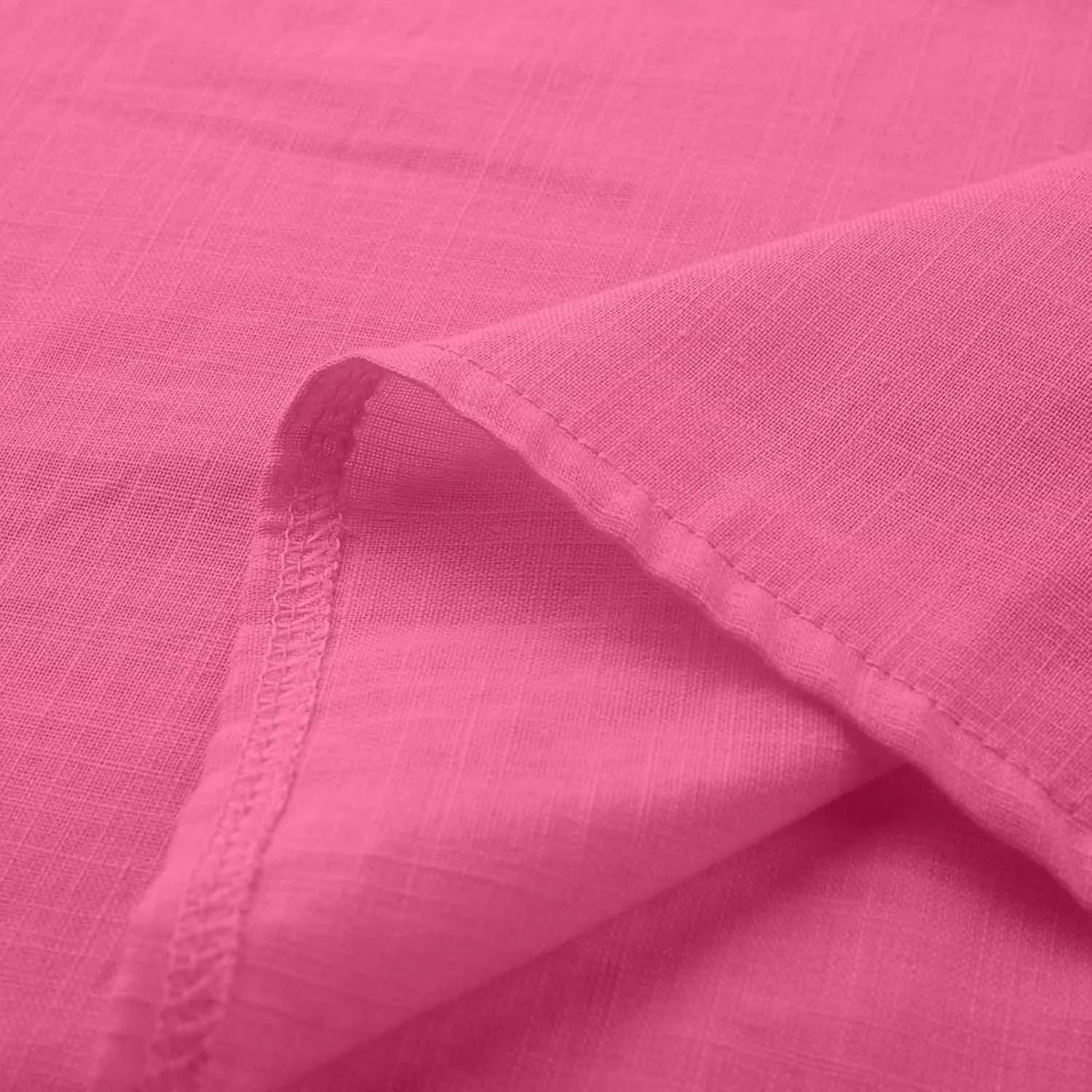 Cotton Linen Top for Women Plus Size 3/4 Sleeve Casual Summer Blouse T Shirt Fashion Side Split Loose Tunic Shirts