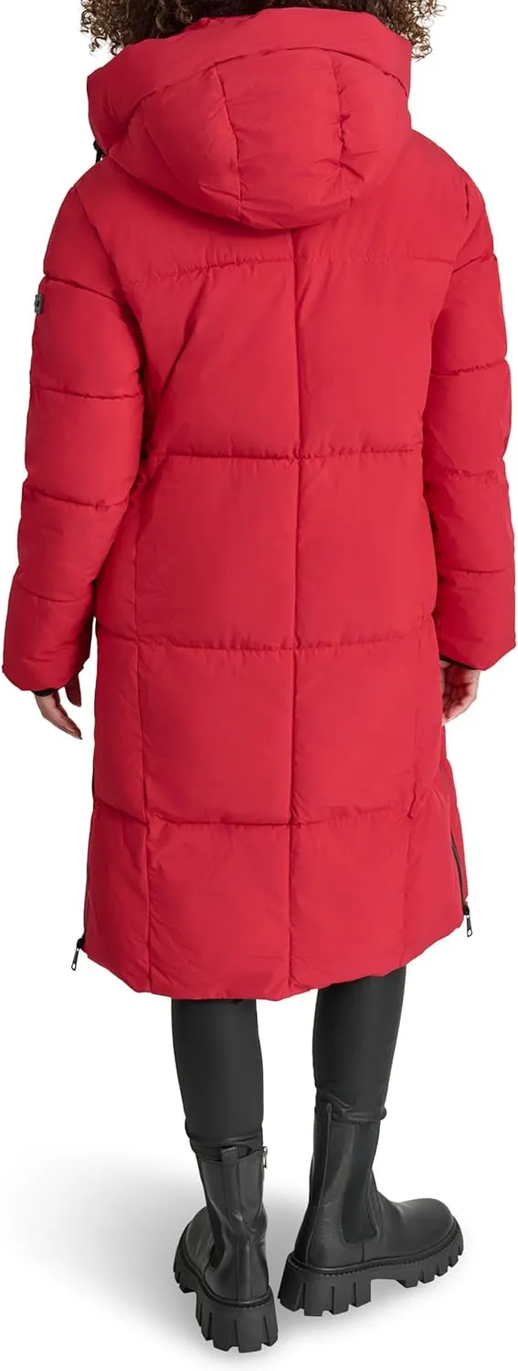 DKNY Women's Softshell Hooded Coat