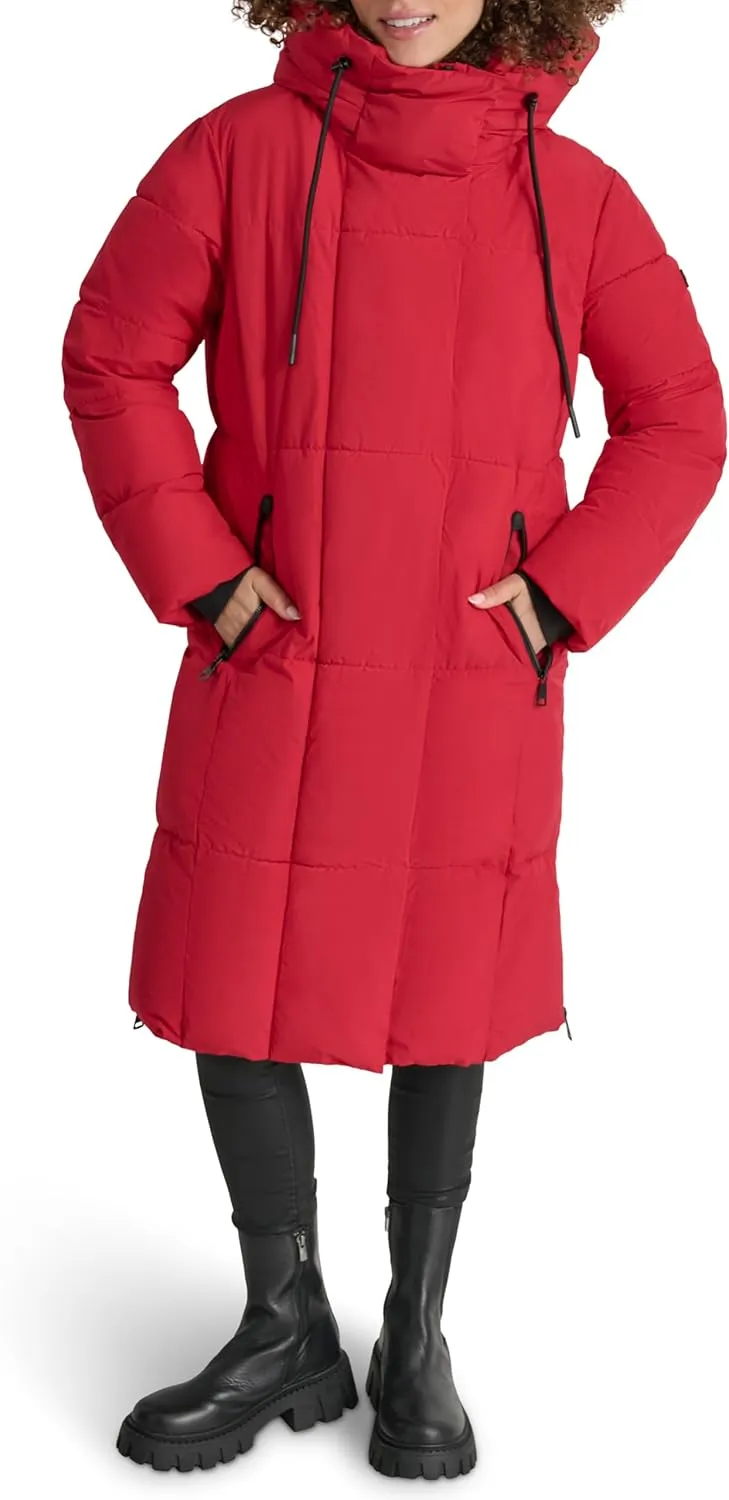 DKNY Women's Softshell Hooded Coat