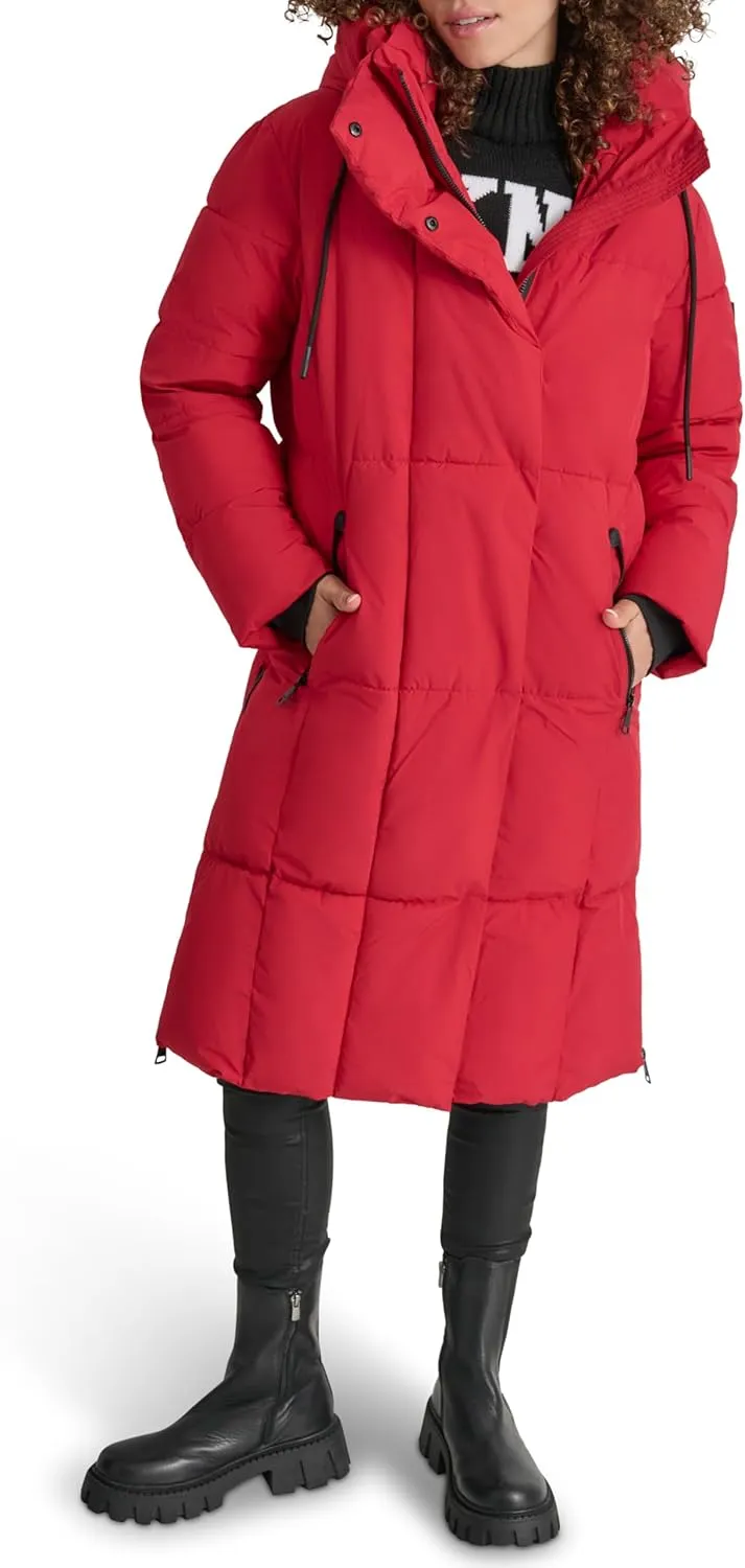 DKNY Women's Softshell Hooded Coat