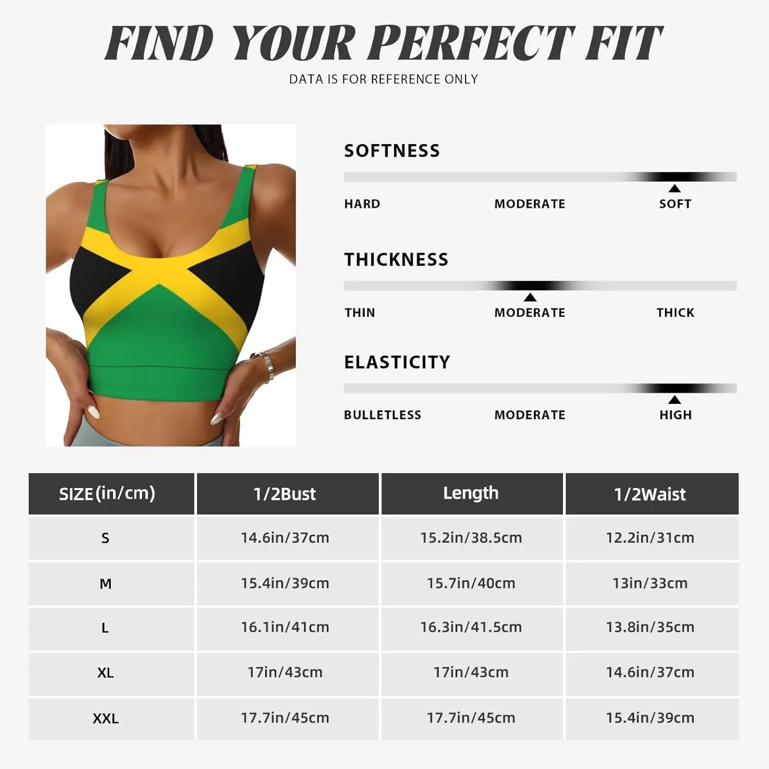 Flag of Jamaica Women's Sexy Sports Vest Sleeveless Athletic Gym T-Shirts Vest U-Shaped Back Quick Dry Top