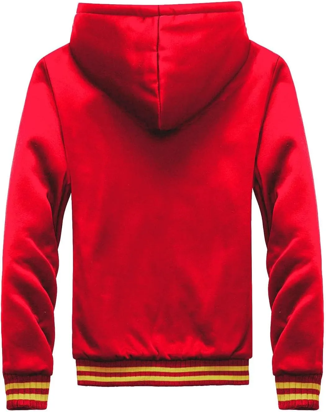 Fleece Hoodie Men Winter Thick Zipper Sweatshirts Workout Baseball Coat Casual Warm Hooded Pullover Jacket Sport Coats
