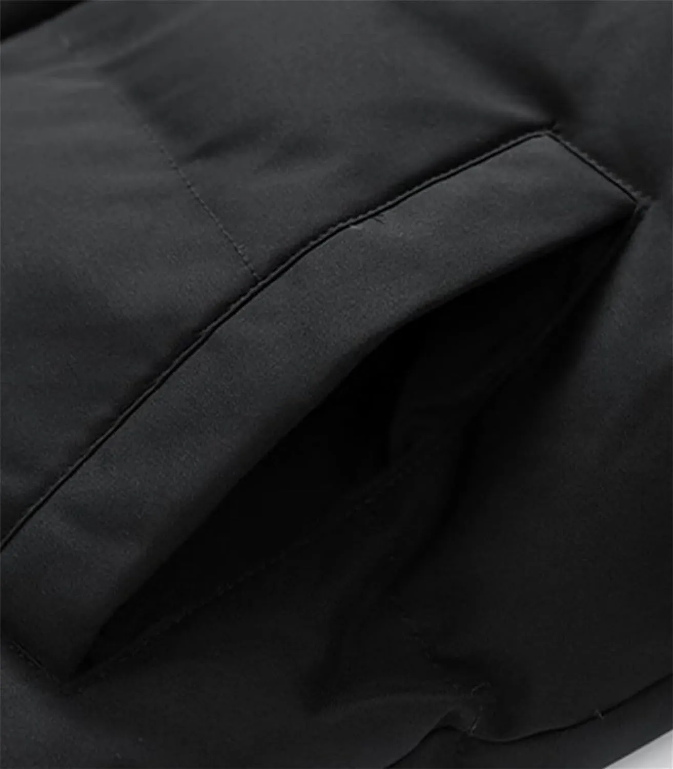 Hooded Puffer Jacket Men Quilted Thick Jacket Winter Fleece Hoodies Zip Up Button Down Coat Bomber Jacket Outerwear