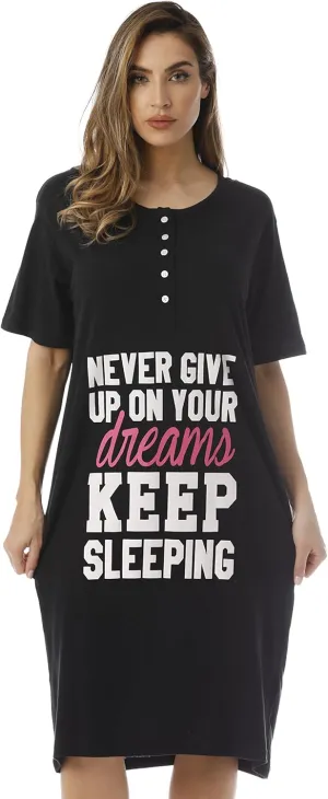 Just Love Short Sleeve Nightgown Sleep Dress for Women