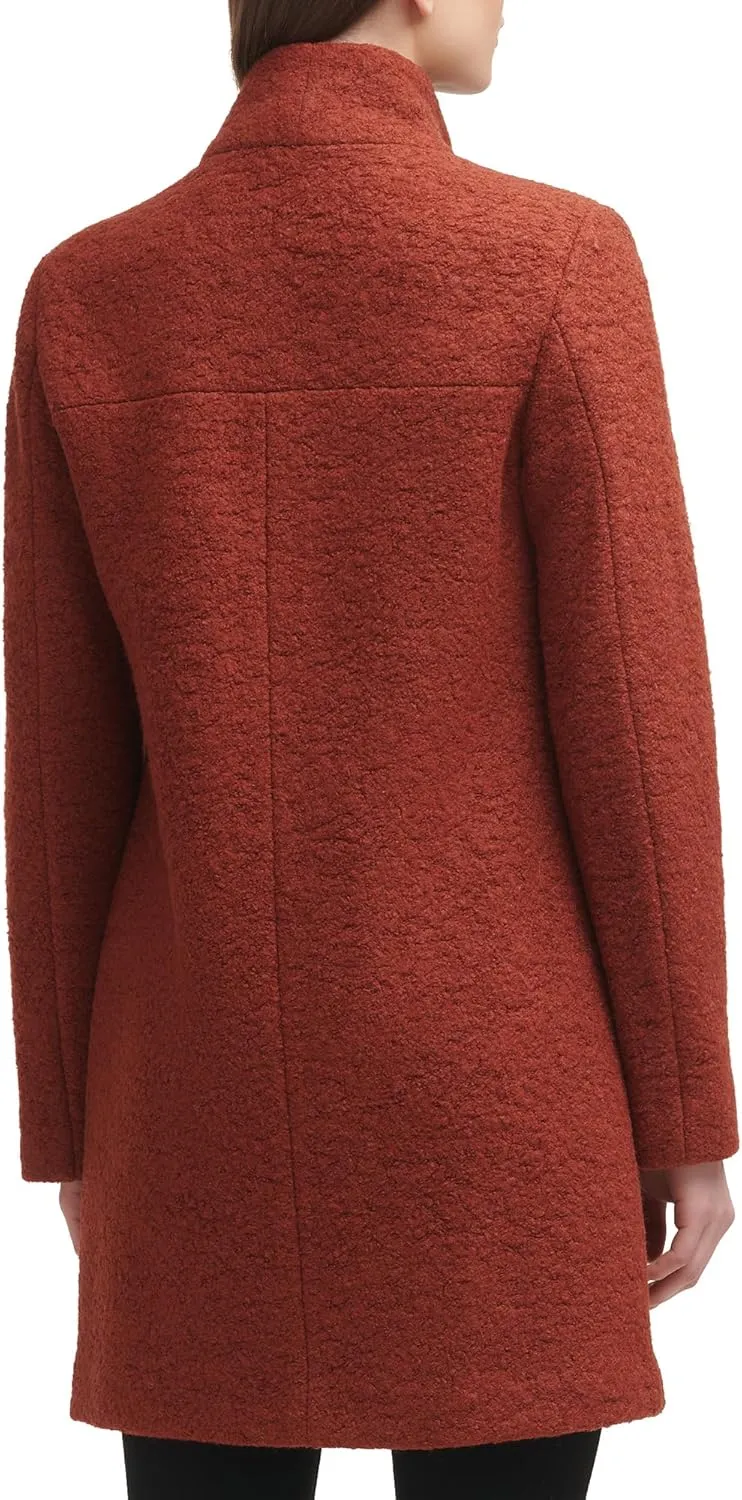 Kenneth Cole Women's Wool Blend Boucle Coat