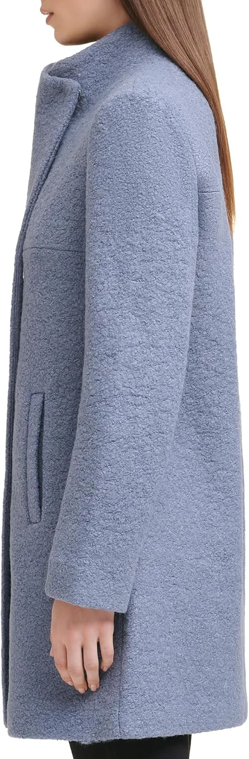 Kenneth Cole Women's Wool Blend Boucle Coat