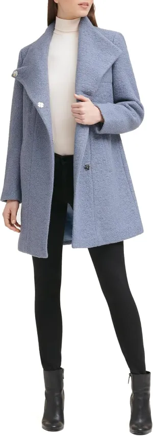 Kenneth Cole Women's Wool Blend Boucle Coat