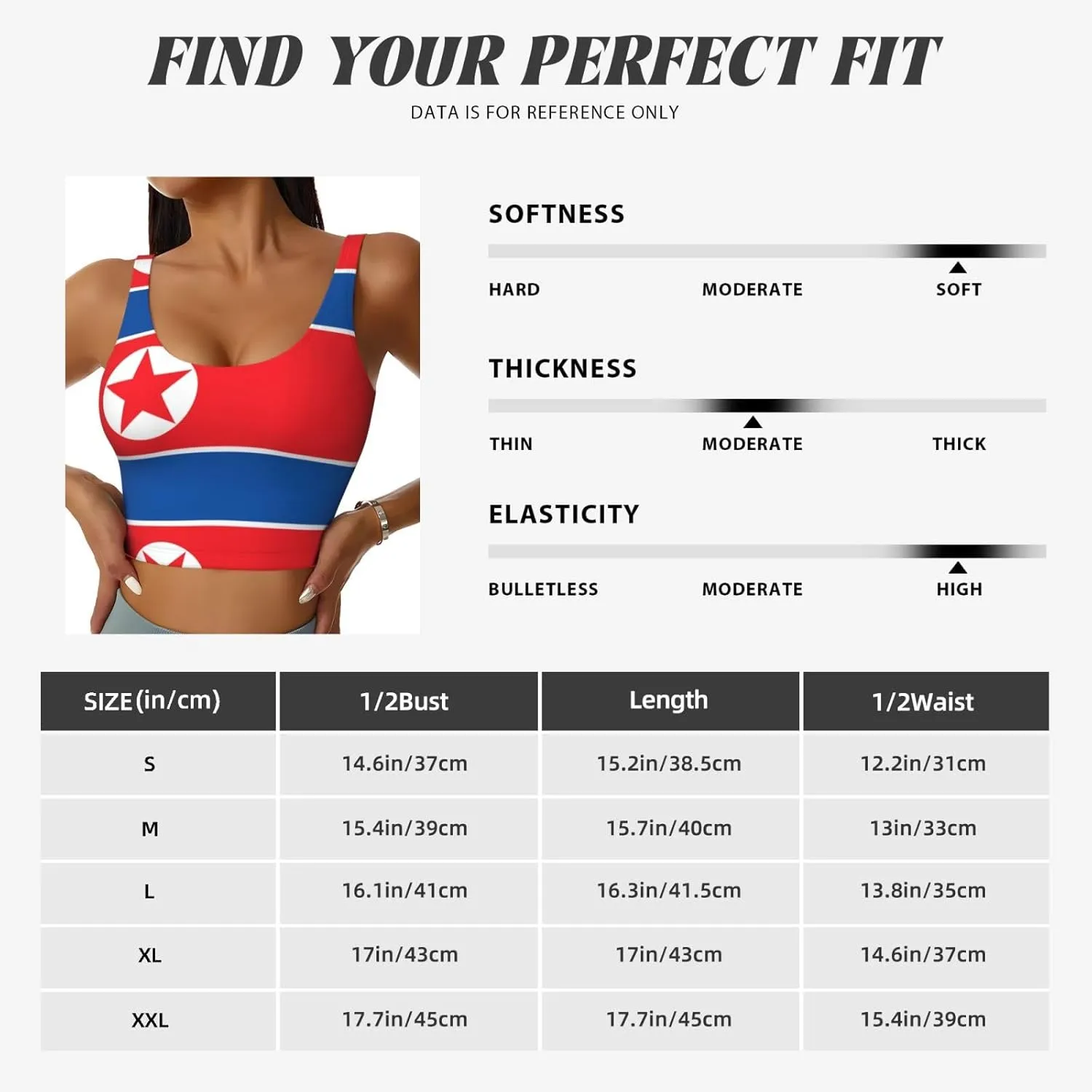 Korean Flag Women's Sexy Sports Vest Sleeveless Athletic Gym T-Shirts Vest U-Shaped Back Quick Dry Top