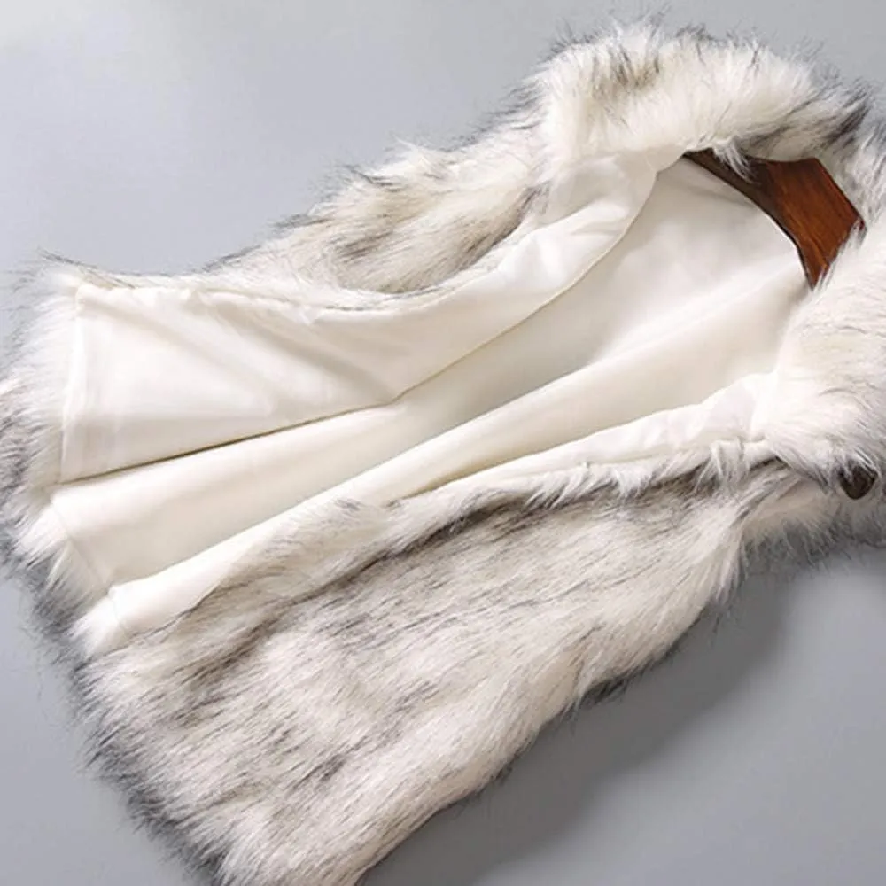 LCMTWX Fleece Cropped Jacket Faux Fur Winter Solid Turn Down Collar Coat Jacket Outerwear Warm Outerwear Fall Winter Fur