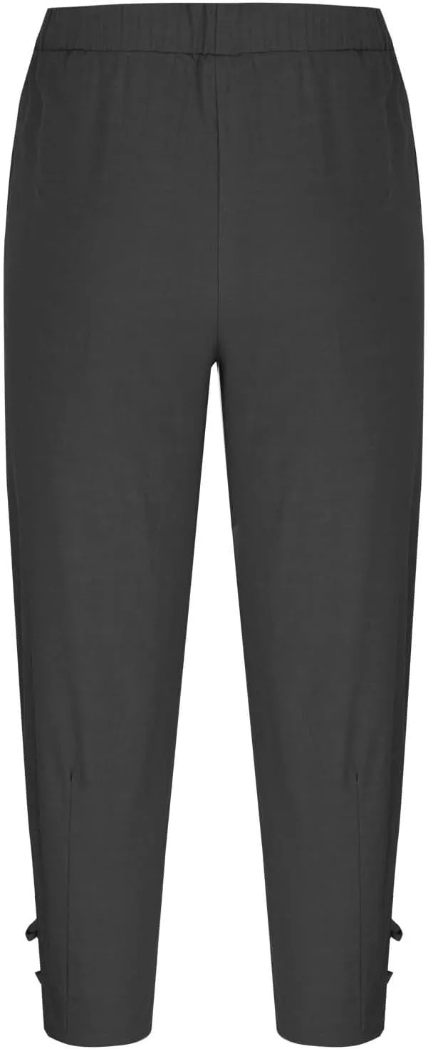 Linen Pants Men Beach Casual Loose Fit Elastic Drawstring Waist Summer Yoga Trousers Stretch with Pockets Fashion 2025