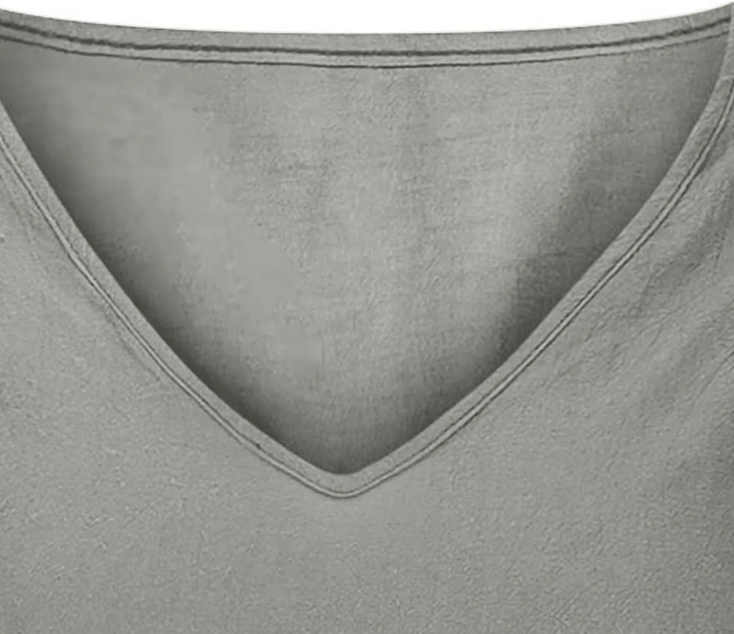Linen Shirts for Women 2025 Basic 3/4 Sleeve Tops Summer Casual Round Neck Solid Pullover Blouse Ladies Tunic Tshirt
