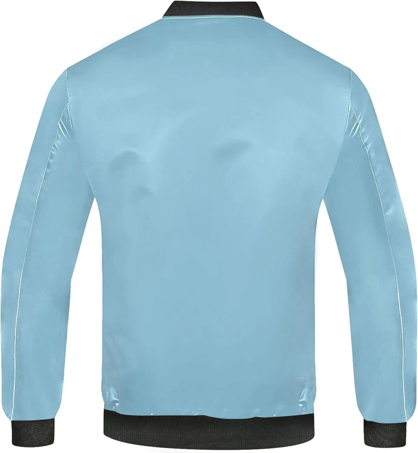 linqin Light Blue Mens Jackets Lightweight Mens Windbreaker Jackets Lightweight Waterproof Rain Coats Sportwear