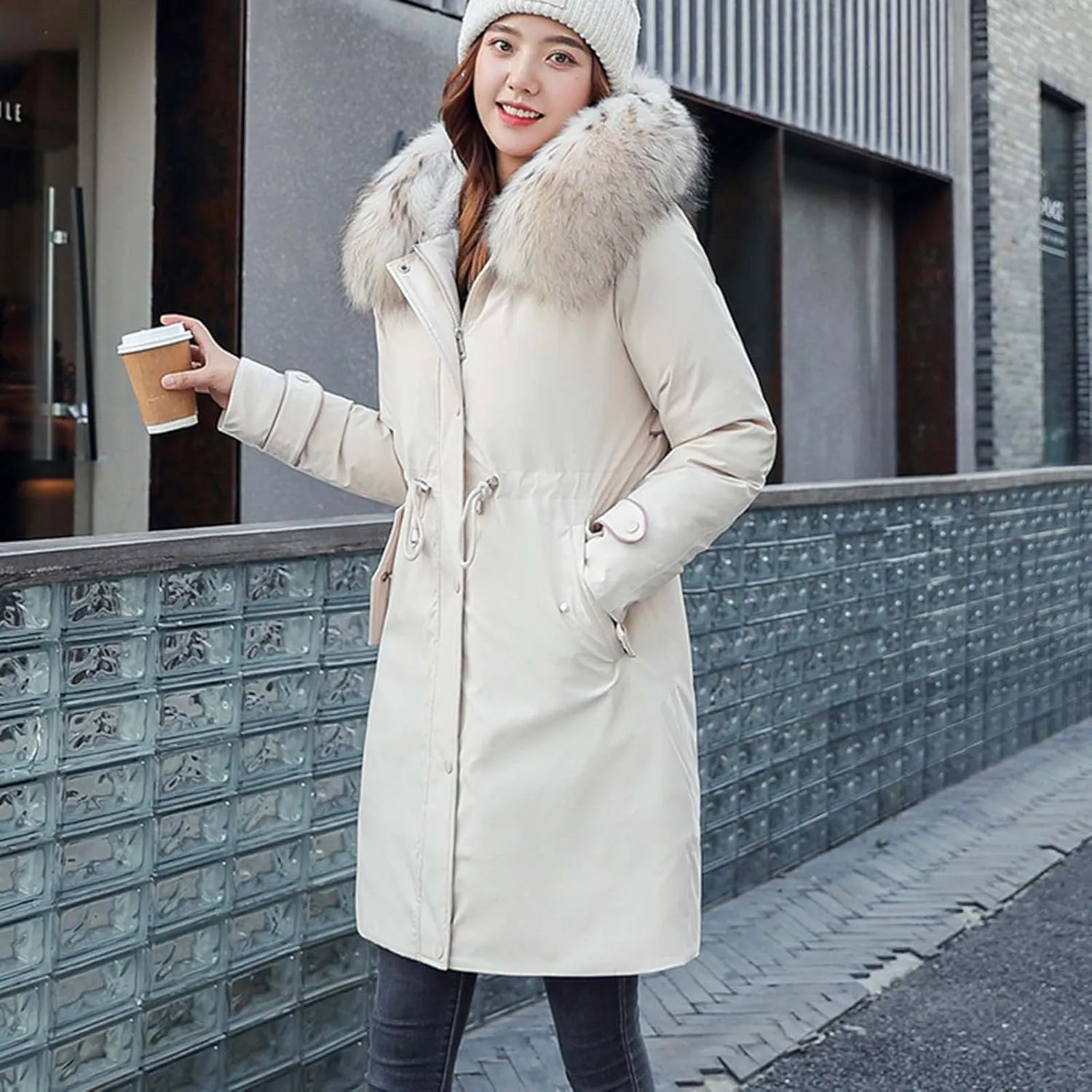 Long Length Quilted Maxi Puffer Parka Coat for Women Trendy Winter Jackets Women's 2024 Winter Fashion Clothes