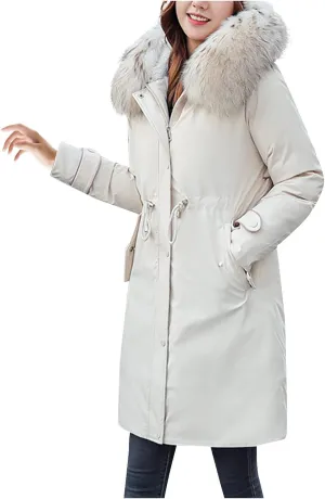 Long Length Quilted Maxi Puffer Parka Coat for Women Trendy Winter Jackets Women's 2024 Winter Fashion Clothes