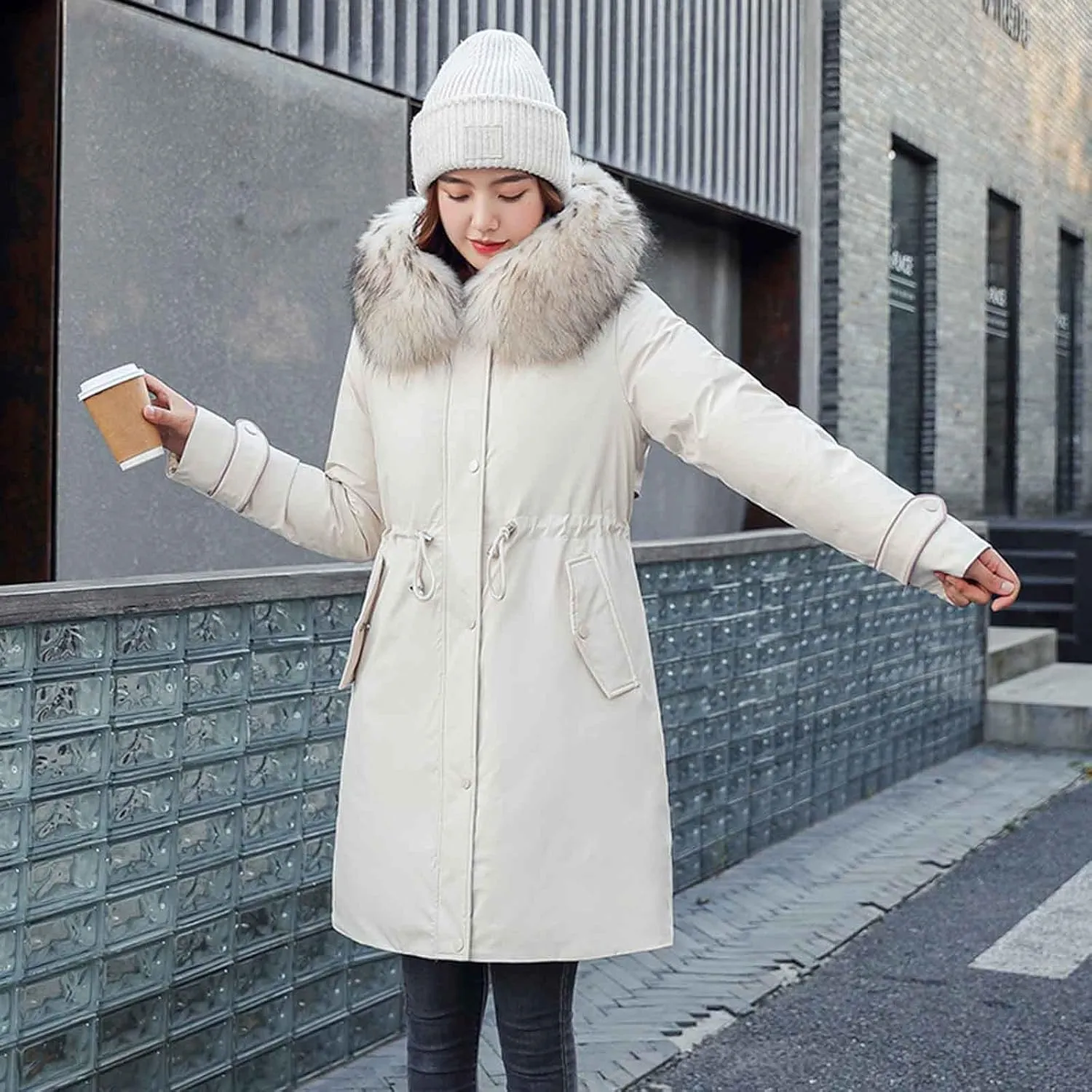 Long Length Quilted Maxi Puffer Parka Coat for Women Trendy Winter Jackets Women's 2024 Winter Fashion Clothes