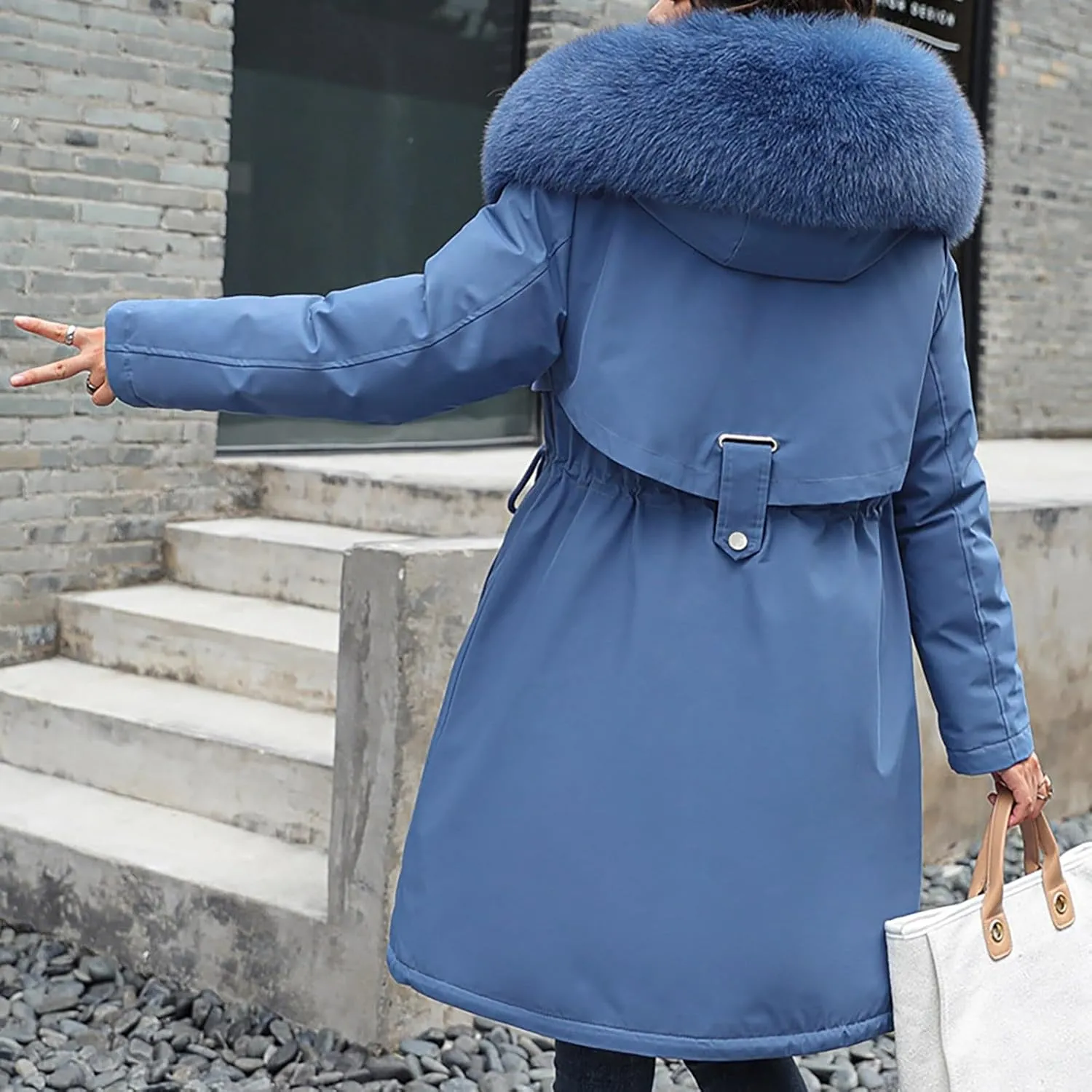 Long Length Quilted Maxi Puffer Parka Coat for Women Trendy Winter Jackets Women's 2024 Winter Fashion Clothes