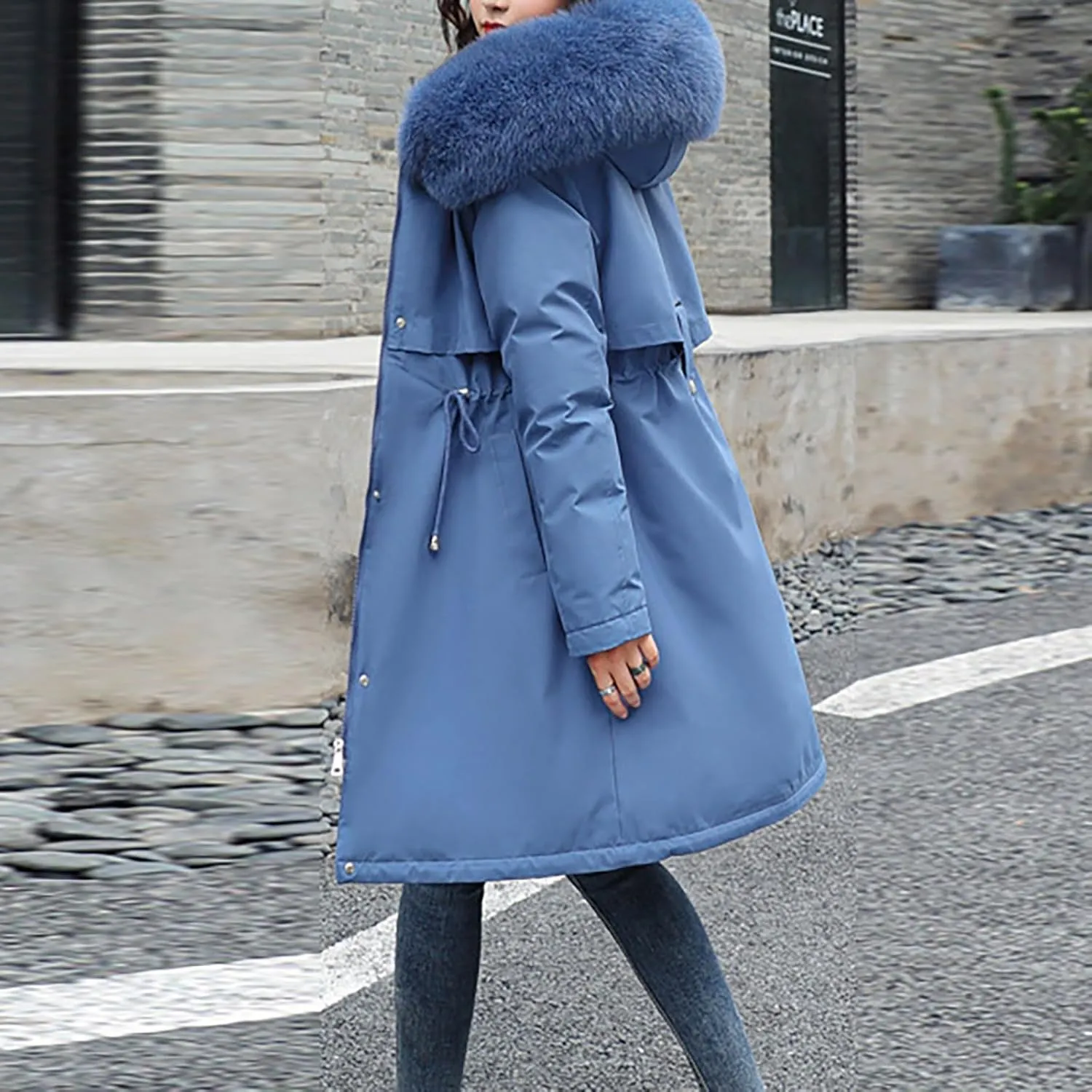 Long Length Quilted Maxi Puffer Parka Coat for Women Trendy Winter Jackets Women's 2024 Winter Fashion Clothes