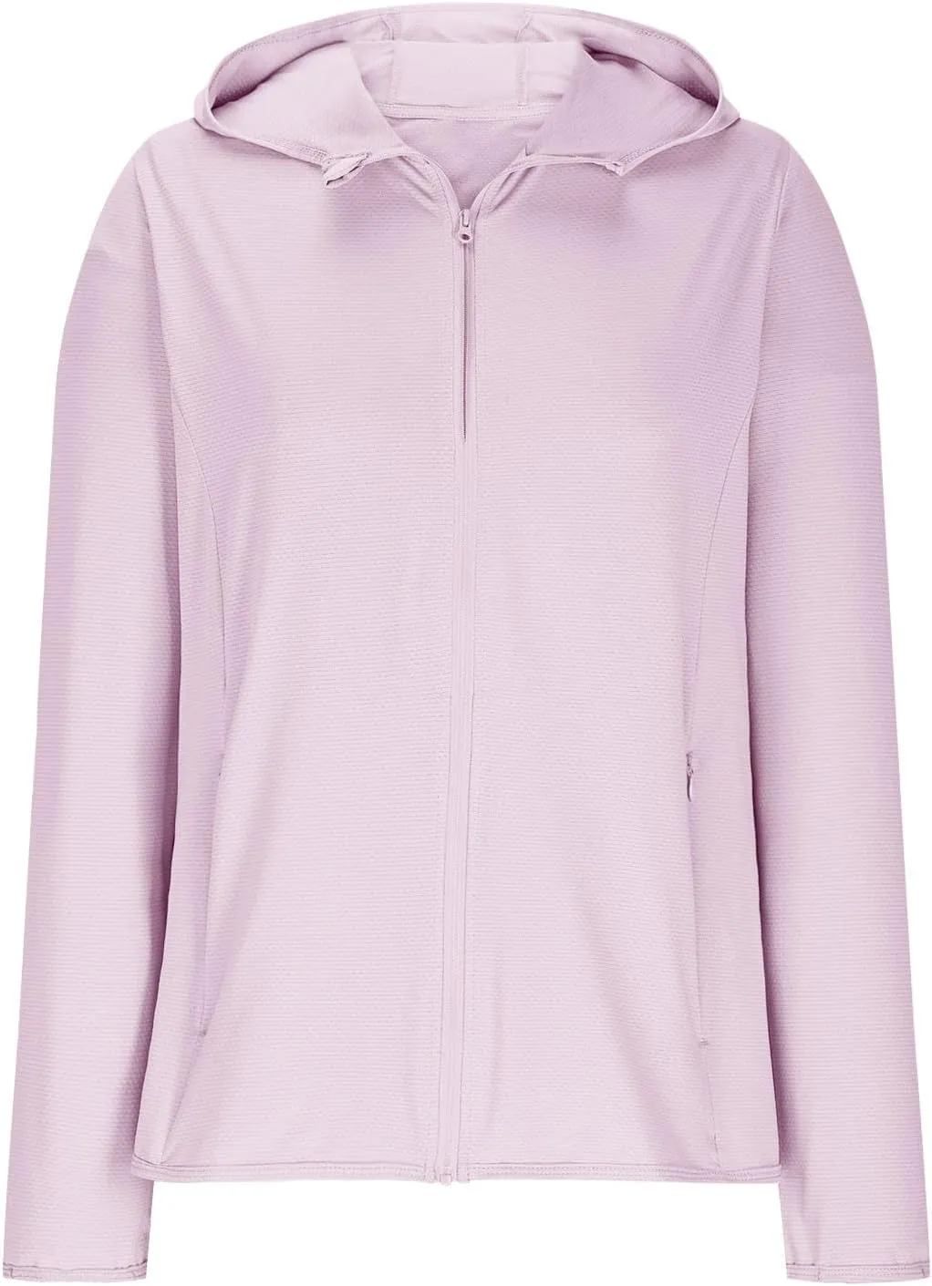 Long Sleeve Shirts for Women Sun Protection Clothing Women's UPF50  Workout Tops with Zip Pockets