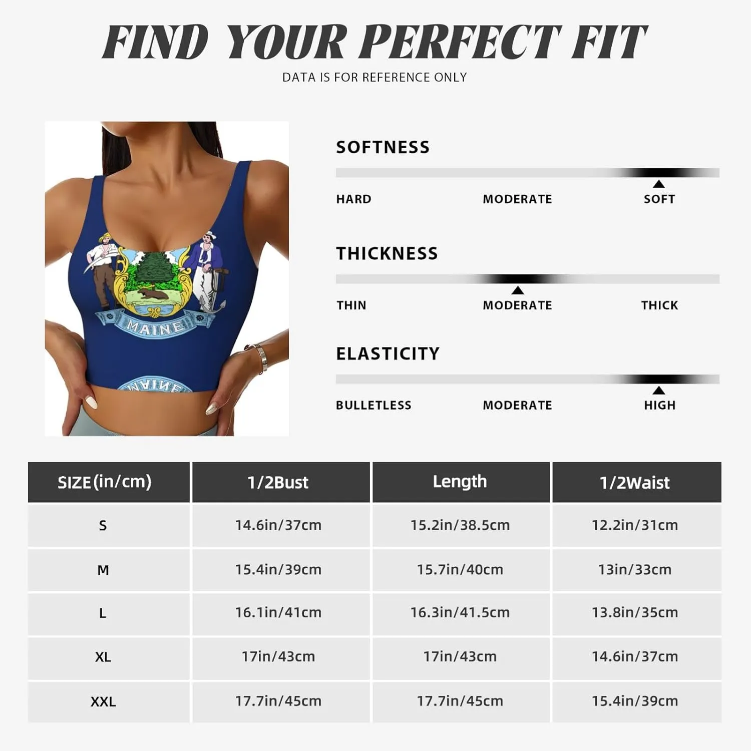 Maine State Flag Women's Sexy Sports Vest Sleeveless Athletic Gym T-Shirts Vest U-Shaped Back Quick Dry Top