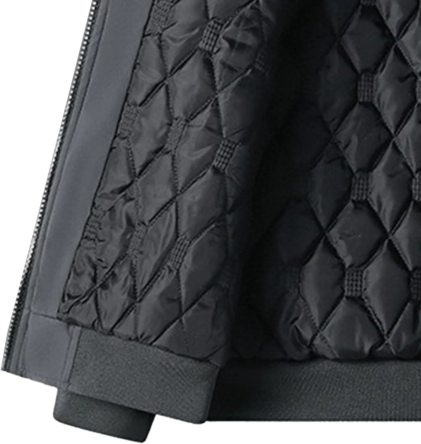 Maiyifu-GJ Men's Fall Winter Down Coat Lightweight Warm Thicken Puffer Jacket Windproof Quilted Padded Jackets Outerwear