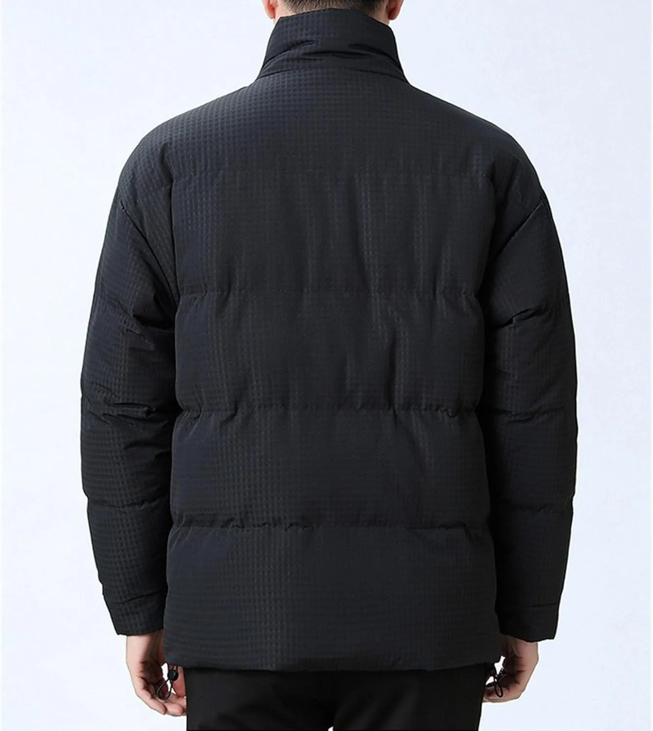 Maiyifu-GJ Men's Lightweight Puffer Jacket Warm Winter Quilted Jackets for Men Thicken Windproof Down Coat Outerwear