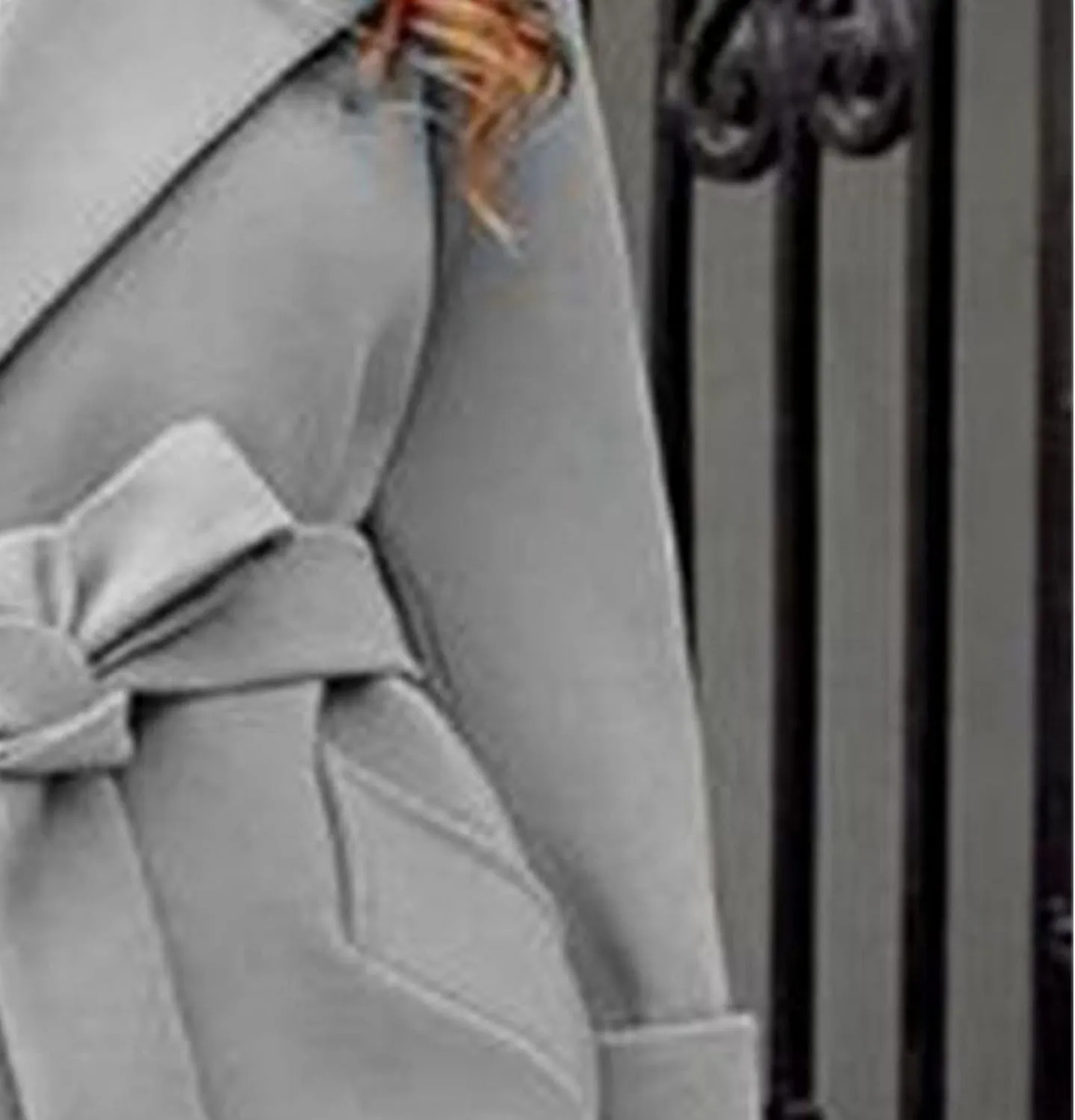 Maiyifu-GJ Women's Wool Blend Long Trench Coat Elegant Notched Lapel Coat Jacket Casual Fall Winter Overcoat with Belt