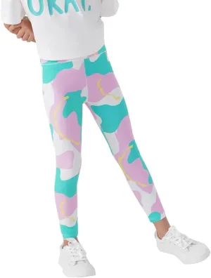 marc & janie Girls Summer Thin Stretch Yoga Pants Sun Protection Kids Athletic Leggings Soft Bottoms 240291