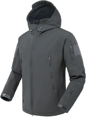 Men Soft Shell Jackets Tactical Windproof Waterproof Jacket Men Army Combat Jackets Mens Hooded Bomber Coats