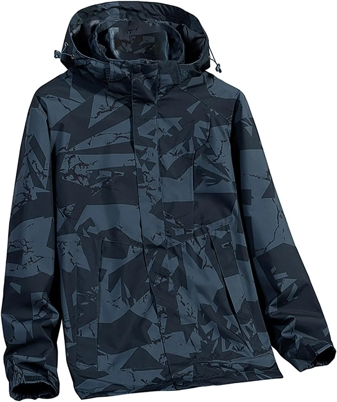 Mens 2023 Rain Jacket Lightweight Packable Waterproof Jackets Outdoor Windbreaker Jackets Printing Cycling Raincoats