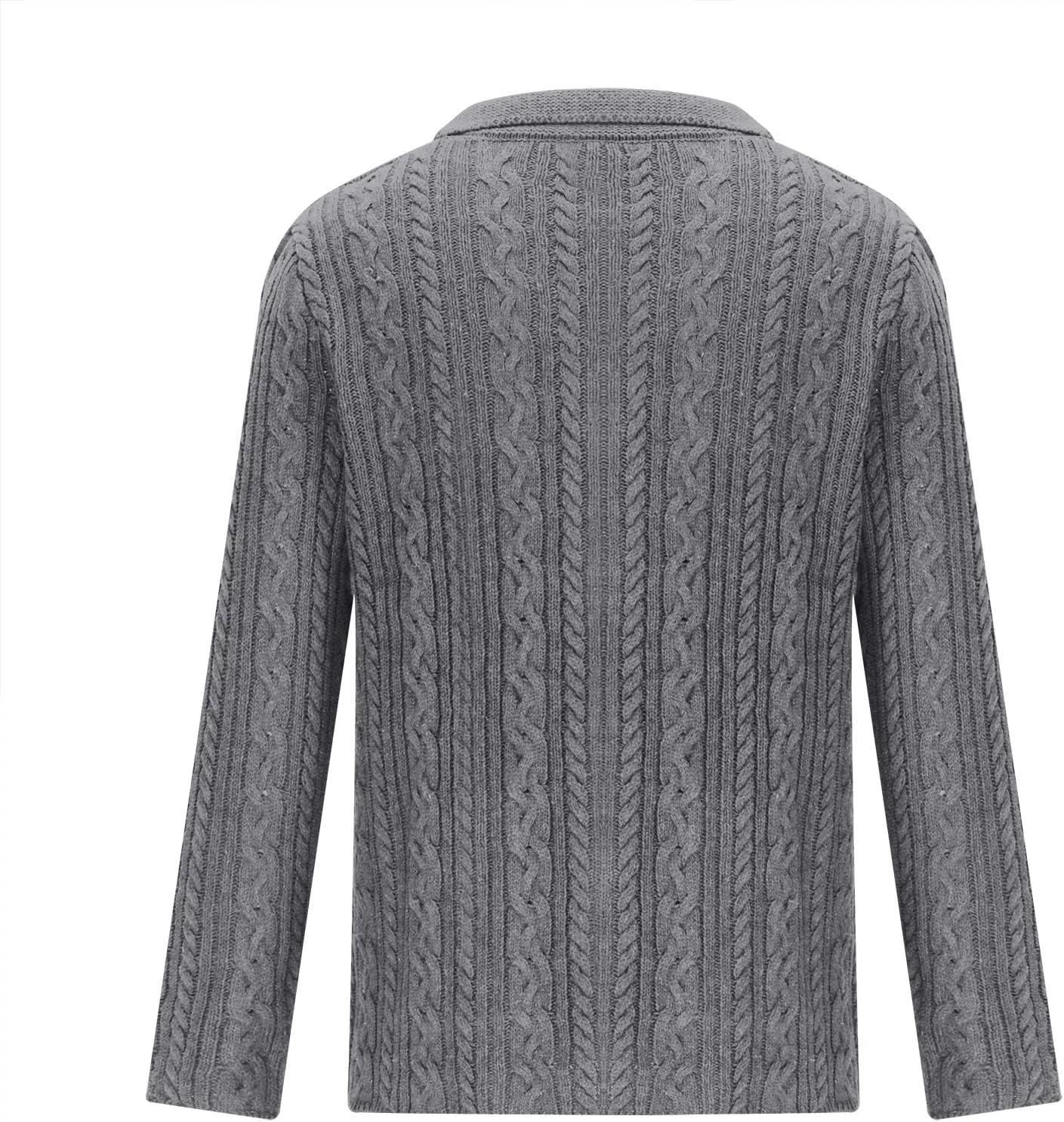 Men's Cable Knit Cardigan Sweaters Casual Button Down Sweaters Winter Knit Sweater Big and Tall Cardigan Sweaters