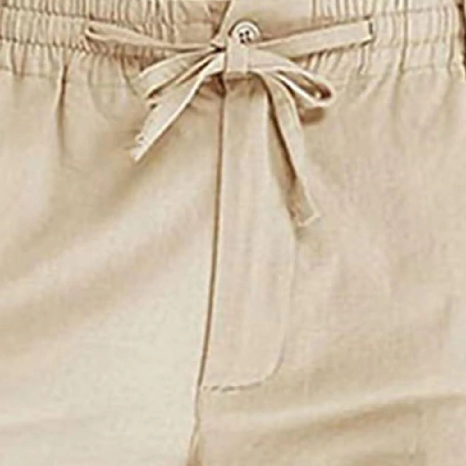 Mens Casual Chino Trouser Cotton Jogger Drawstring Elastic Waist Pants Solid Athletic Sweat Pants Pyjama Bottoms