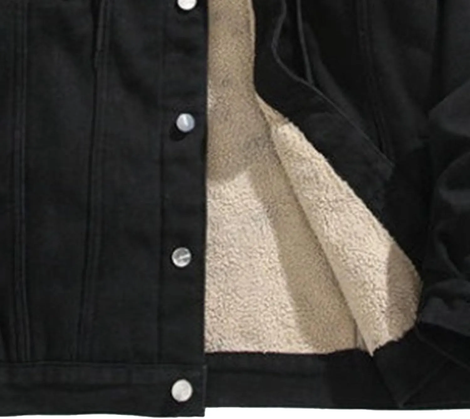 Mens Fashion Classic Jacket Button Long Sleeve Wash Jackets Hip Hop Trucker Hooded Jackets with Prockets