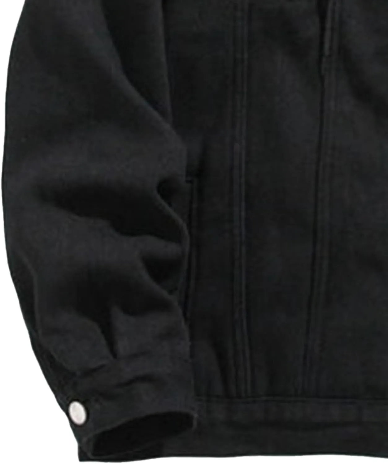 Mens Fashion Classic Jacket Button Long Sleeve Wash Jackets Hip Hop Trucker Hooded Jackets with Prockets