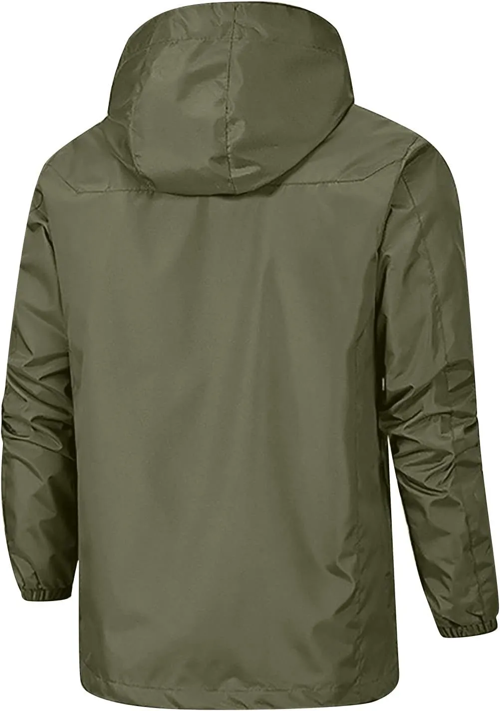 Men's Fashion Jackets Warm Waterproof Puffer Jacket Hooded Windproof Winter Coat Jackets, XL-5XL