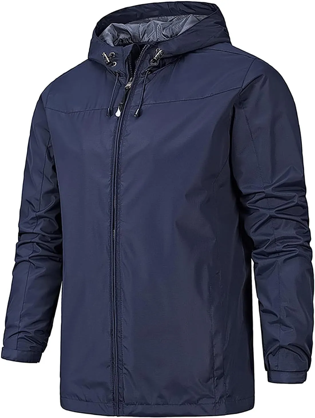 Men's Fashion Jackets Warm Waterproof Puffer Jacket Hooded Windproof Winter Coat Jackets, XL-5XL