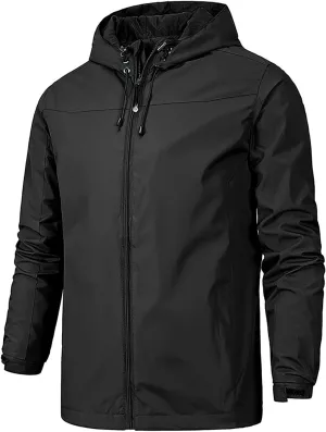 Men's Fashion Jackets Warm Waterproof Puffer Jacket Hooded Windproof Winter Coat Jackets, XL-5XL
