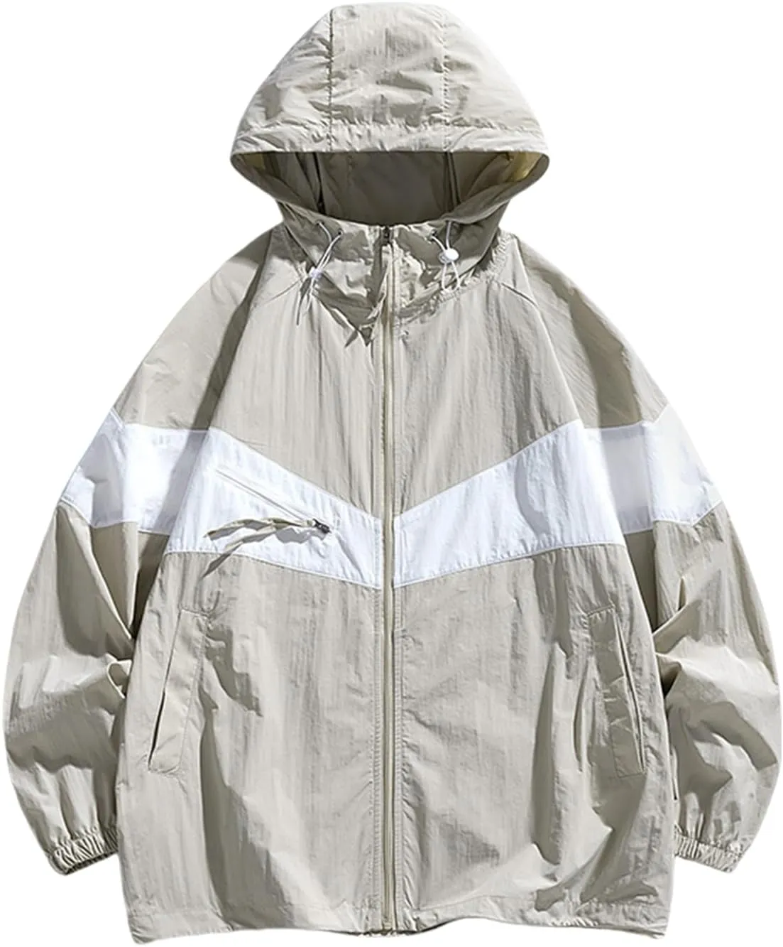 Mens Jackets Casual Stylish Lightweight Mens Windbreaker,Light Jackets for Men,Outdoor Mens Jacket