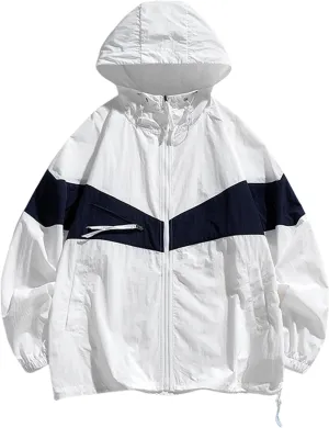 Mens Jackets Casual Stylish Lightweight Mens Windbreaker,Light Jackets for Men,Outdoor Mens Jacket