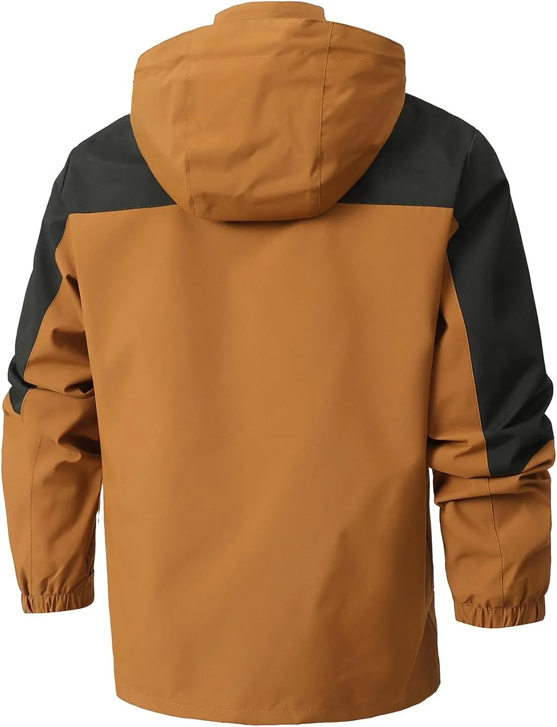 Men's Lightweight Waterproof Rain Jacket,Shell Hooded Raincoat Outdoor Hiking Windbreaker Jackets Casual Coats