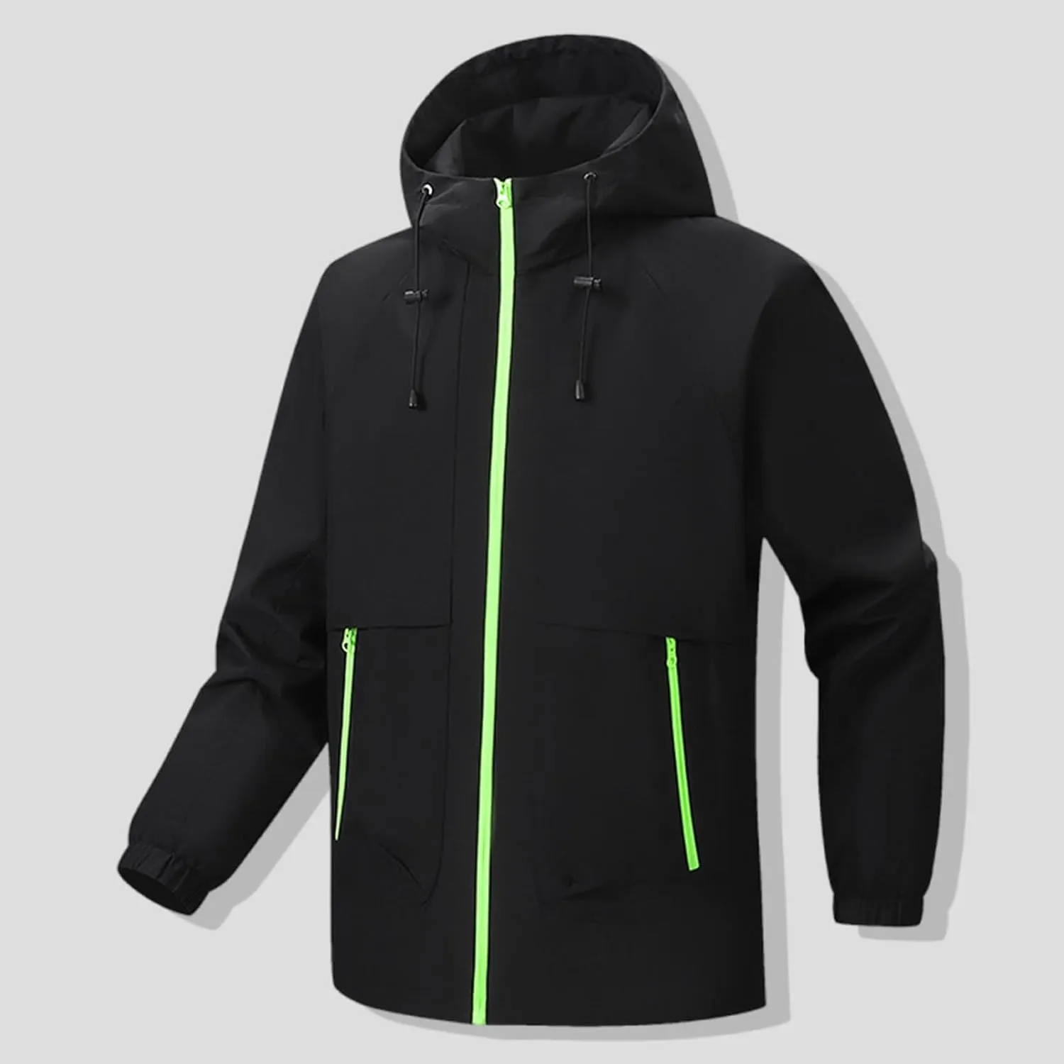 Mens Rain Jackets Waterproof Windproof Warm Windbreaker Lightweight Rain Coat Outdoor Hiking Mountaineering Jackets