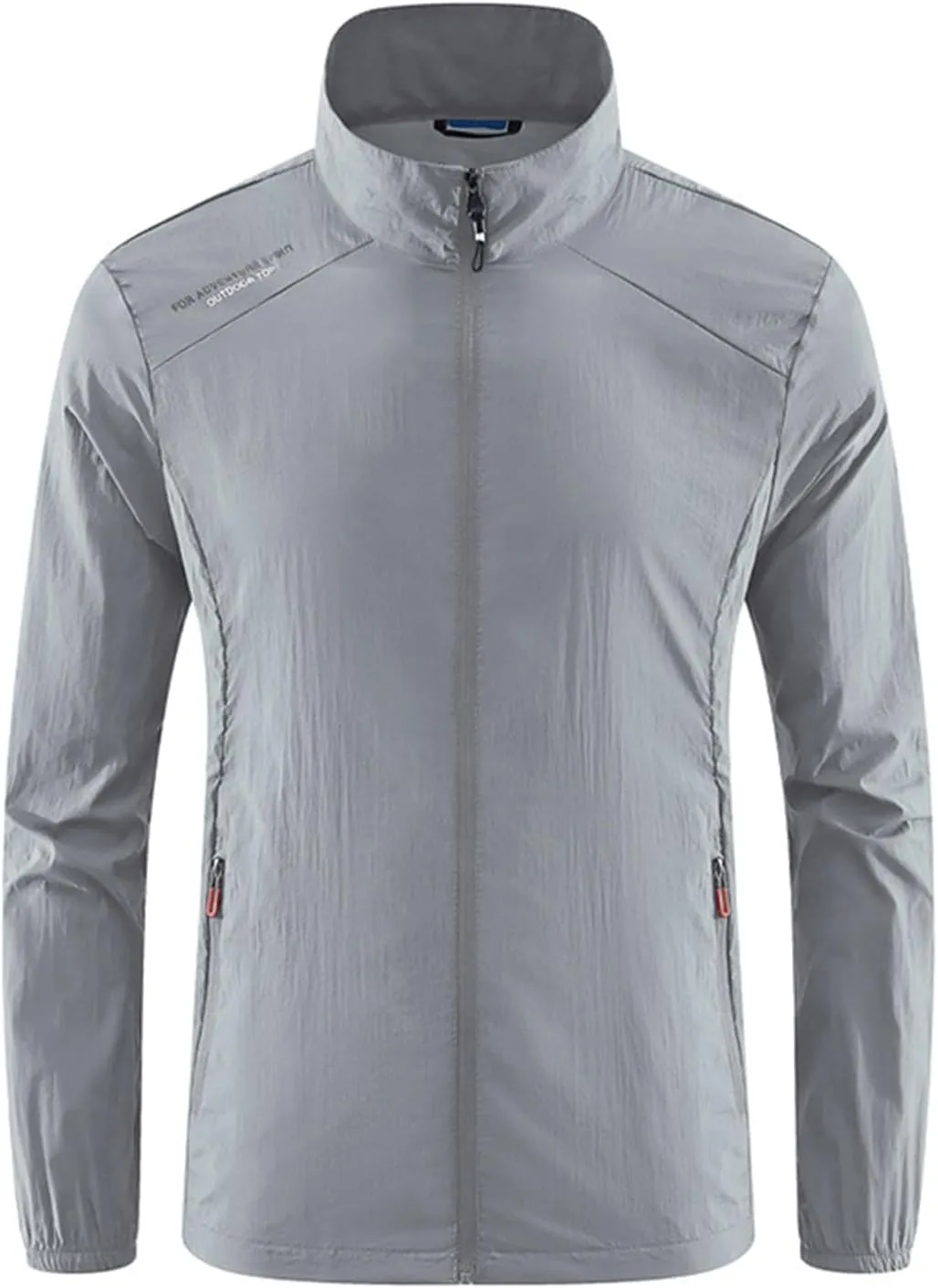 Men's Sun Protection Jackets Casual Lightweight Shell Raincoat Windbreaker for Outdoor Sports Cycling Golf Travel
