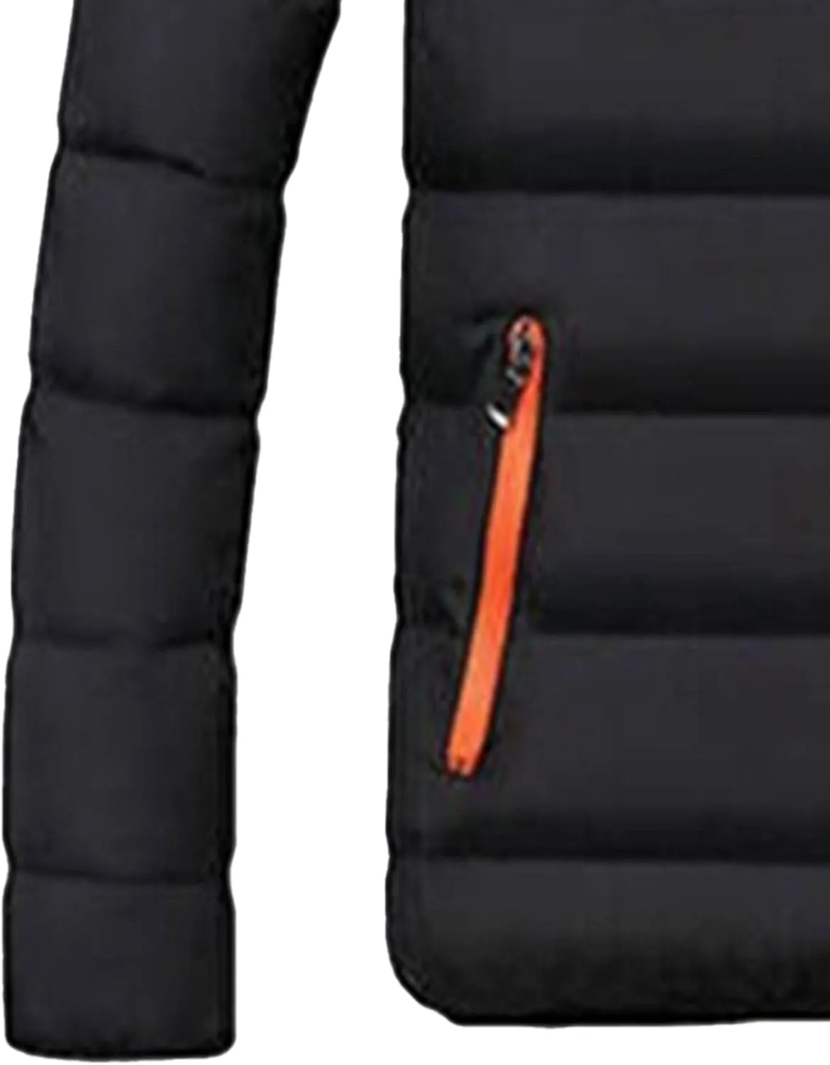 Men's Winter Down Coats Lightweight Warm Puffer Jacket Quilted Thicken Padded Coat Windproof Outerwear