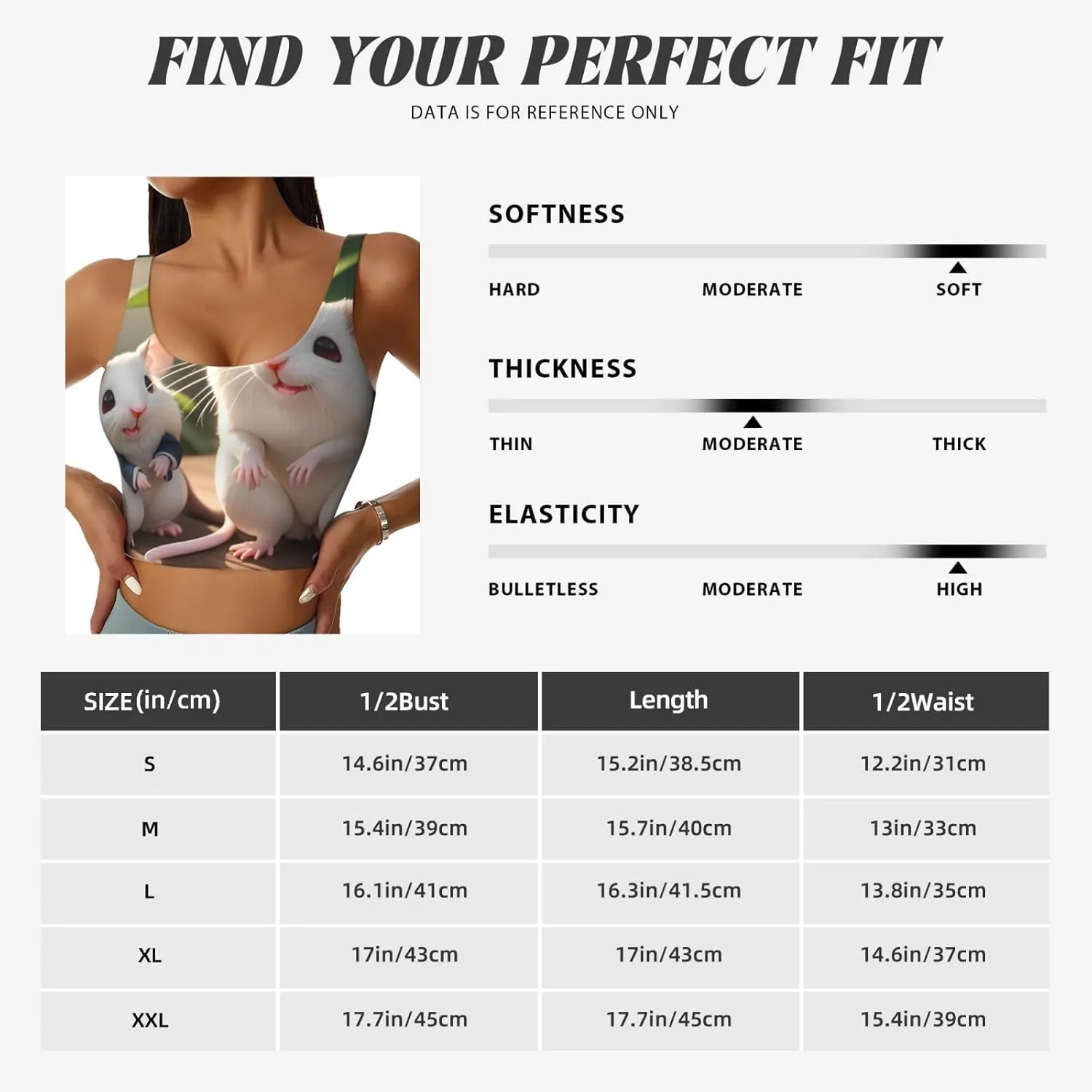 Mother and Child Rats Women's Sexy Sports Vest Sleeveless Athletic Gym T-Shirts Vest U-Shaped Back Quick Dry Top